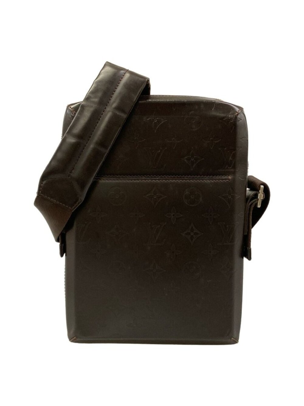 Louis Vuitton Shoulder Bag Monogram Matte Cafe Cotton